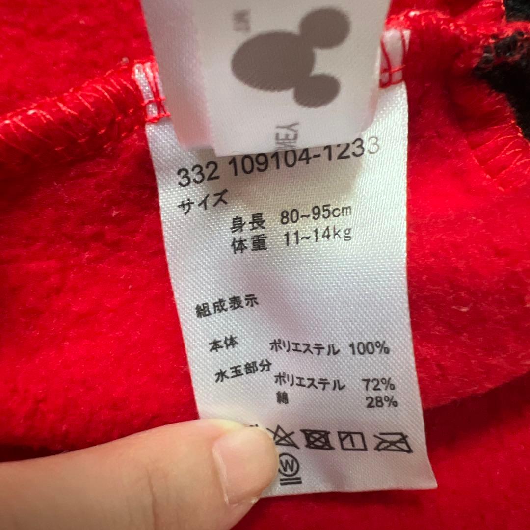 Disney ミニーマウス ポンチョ 80-95cmの写真3枚目