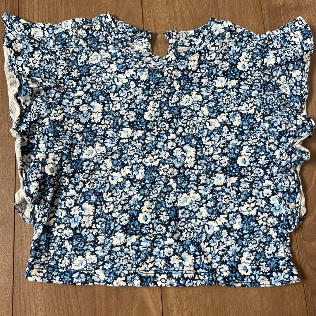 baby GAP 花柄 フリル 半袖 トップス 80cm