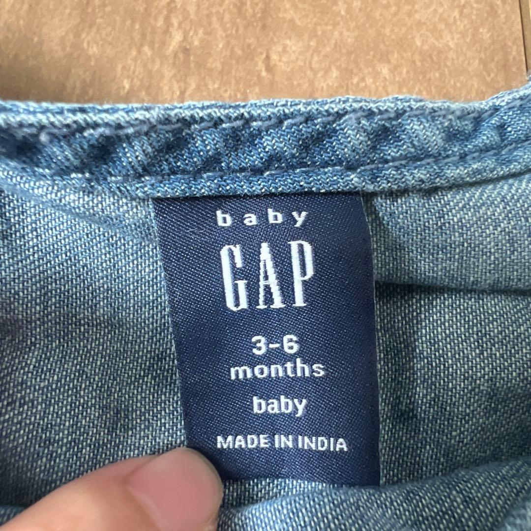 baby GAP デニム ワンピース 60cmの写真2枚目