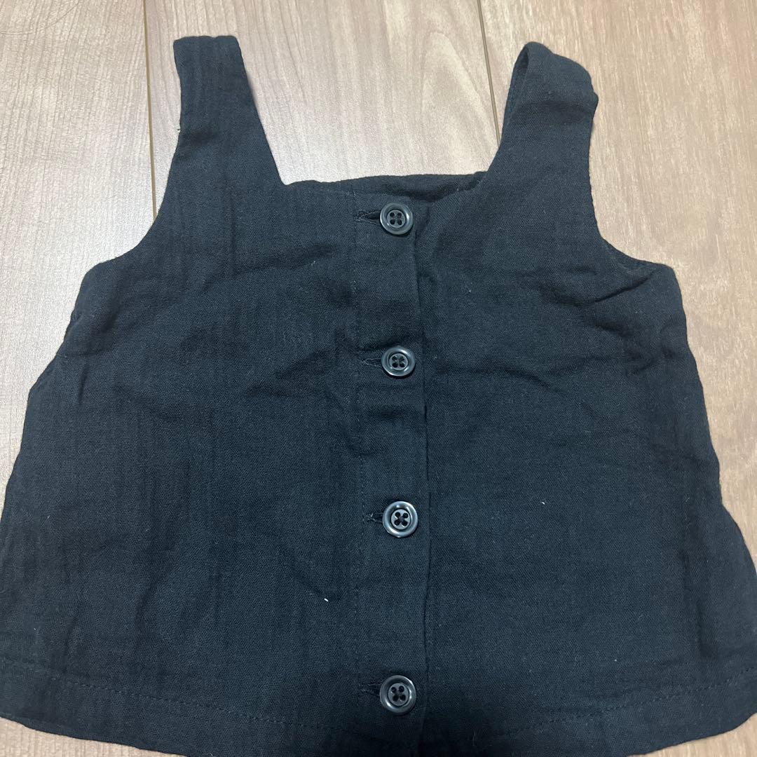 baby GAP ノースリーブ トップス ブラック 12-18ヶ月
