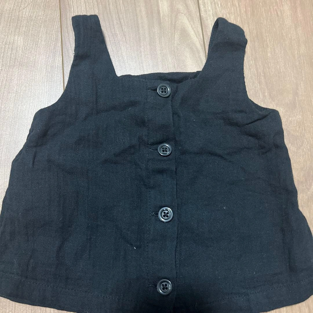 baby GAP ノースリーブ トップス ブラック 12-18ヶ月