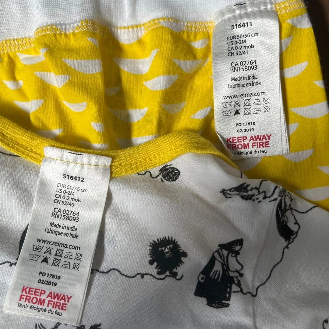 MOOMIN by reima ベビー服 セット 50/56cmの写真5枚目