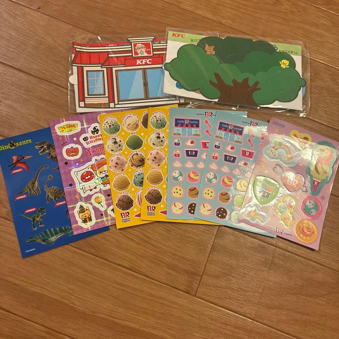 サーティワン デニーズ シュライヒ ステッカー まとめ売り