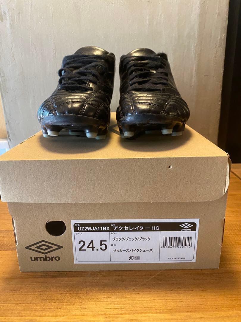 UMBRO　アンブロ　サッカー　スパイク UZ2WJA11BX　24.5cmの写真2枚目