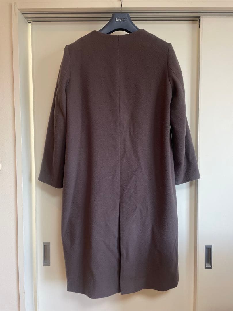 un dix cors PECOLAMB ノーカラーコート 38の写真2枚目