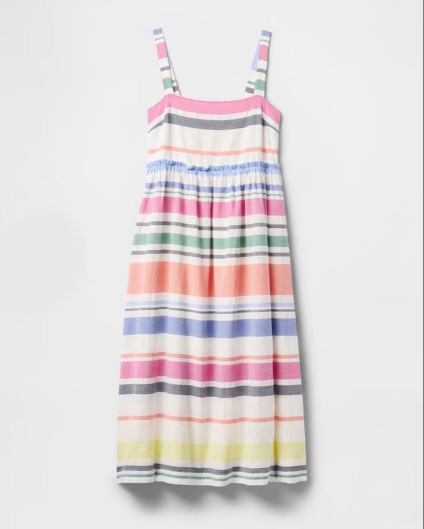 GAP ストライプ マキシワンピース コットン XXSの写真5枚目