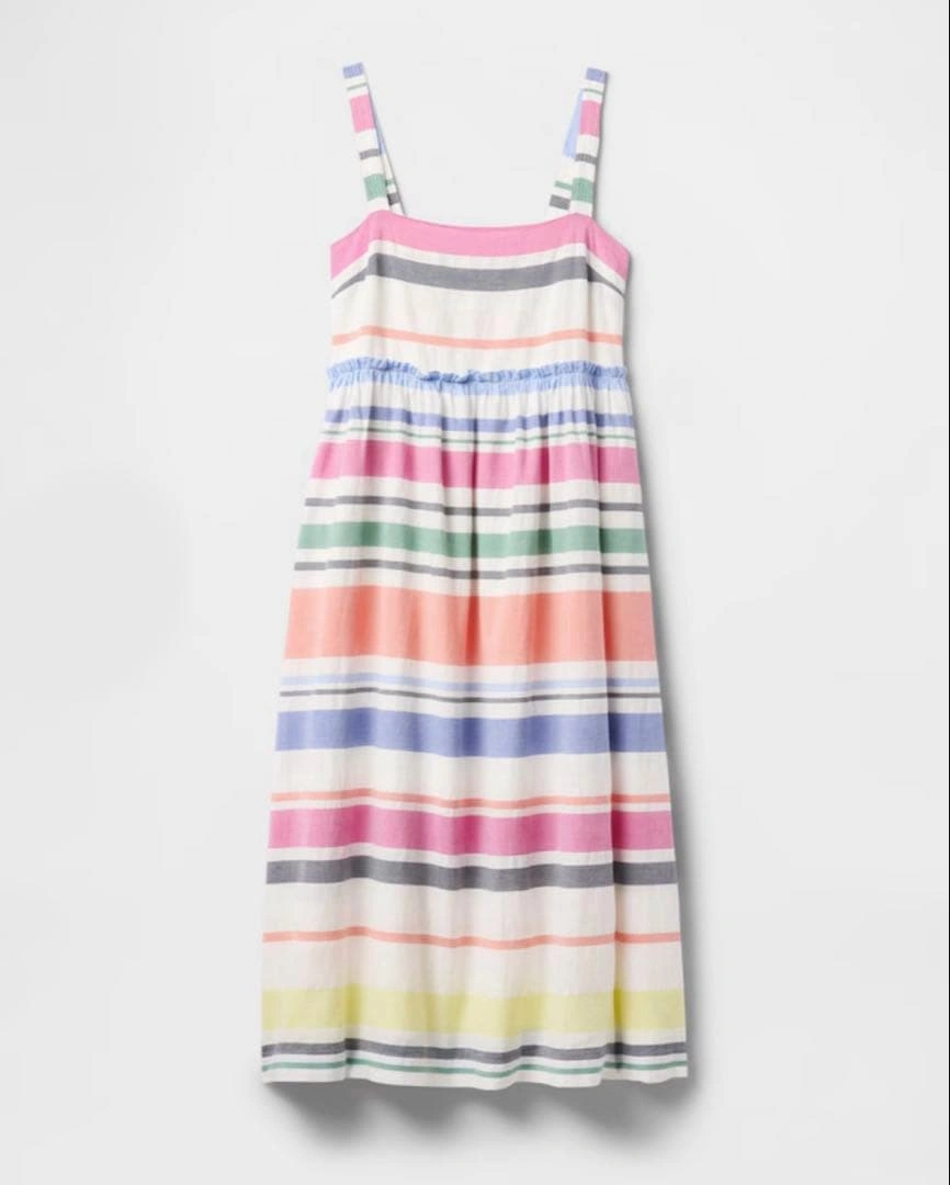 GAP ストライプ マキシワンピース コットン XXSの写真5枚目