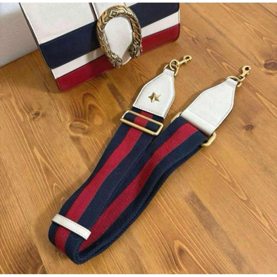 GUCCI ディオニュソス バンブー 2way ハンドバッグ トリコロールの写真7枚目