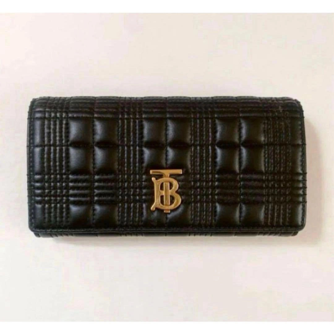 BURBERRY キルティング ラムスキン ローラ コンチネンタルウォレットの写真2枚目