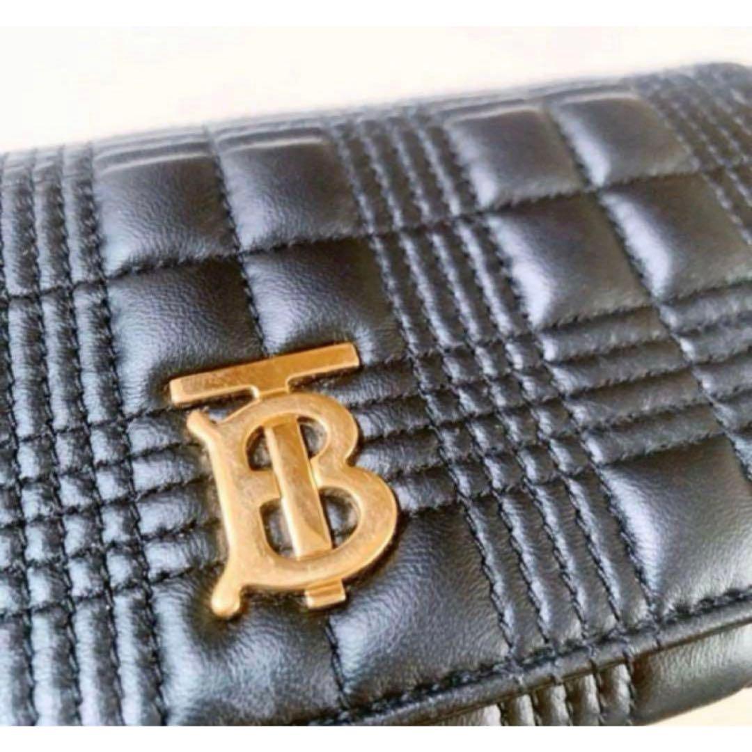 BURBERRY キルティング ラムスキン ローラ コンチネンタルウォレットの写真9枚目