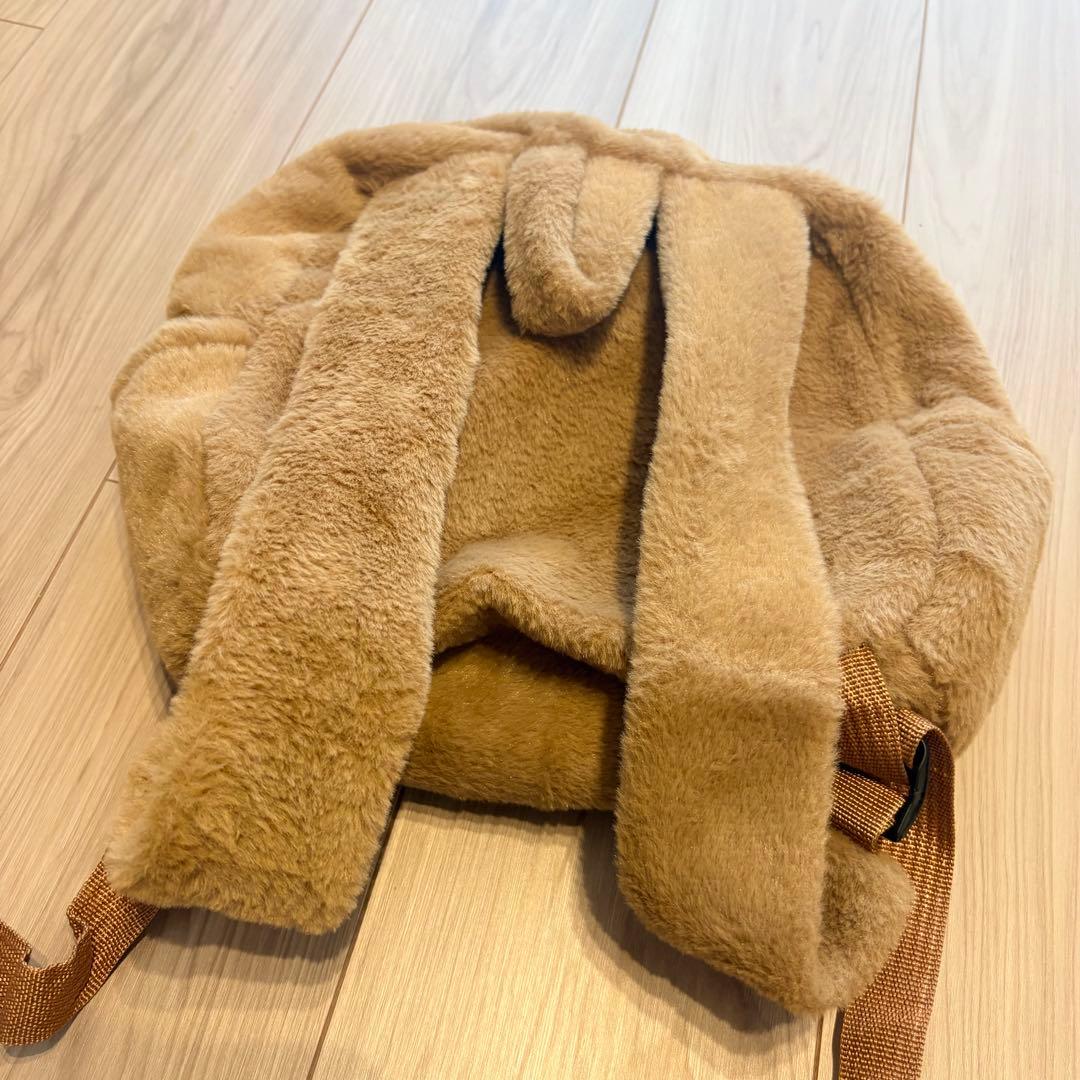 カピバラ ぬいぐるみ もこもこ リュックサック × きんちゃく袋 セット 韓国の写真6枚目