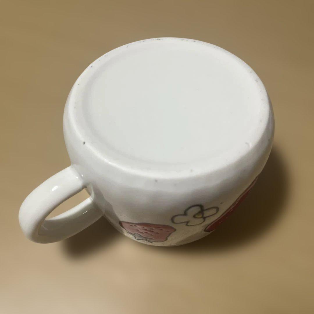いちご柄 マグカップ 陶器 韓国の写真7枚目