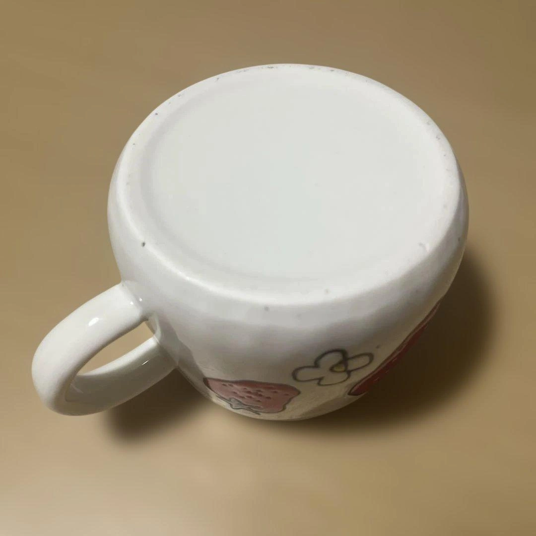 いちご柄 マグカップ 陶器 韓国の写真7枚目