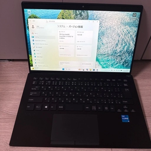 【訳あり】VAIO Pro PK VJPK21 14型 i5/16GB/256GB LTEの写真2枚目