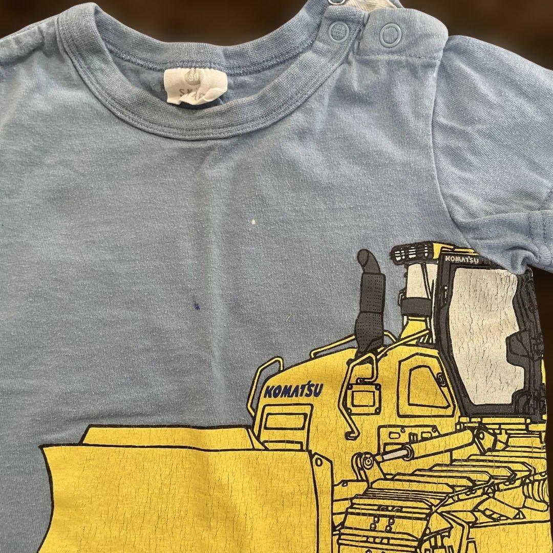 コマツ 重機 Tシャツ 2枚セット 90cmの写真3枚目