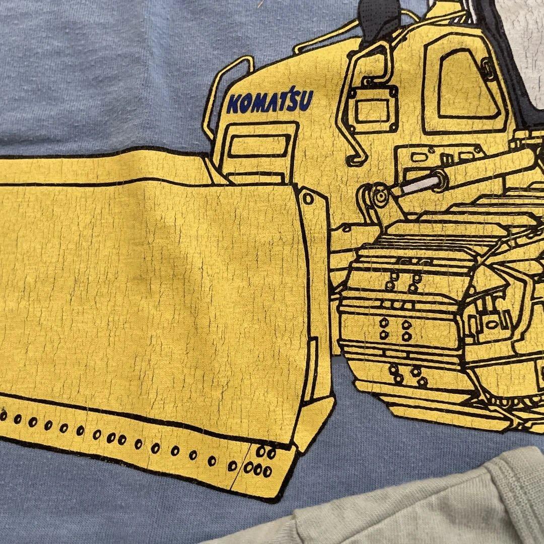 コマツ 重機 Tシャツ 2枚セット 90cmの写真4枚目