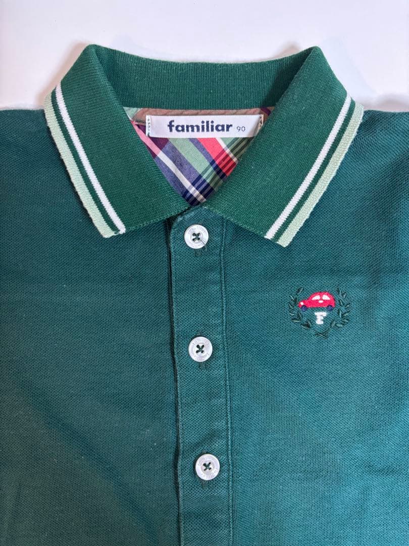 【familiar】ポロシャツ 90cm(超美品)の写真2枚目