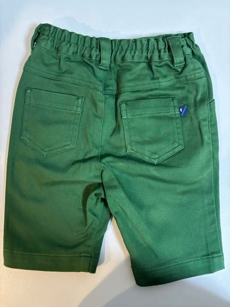 【familiar】ハーフパンツ グリーン(超美品)の写真2枚目