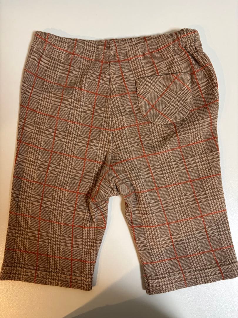 【familiar】チェック柄ハーフパンツ 80cmの写真2枚目