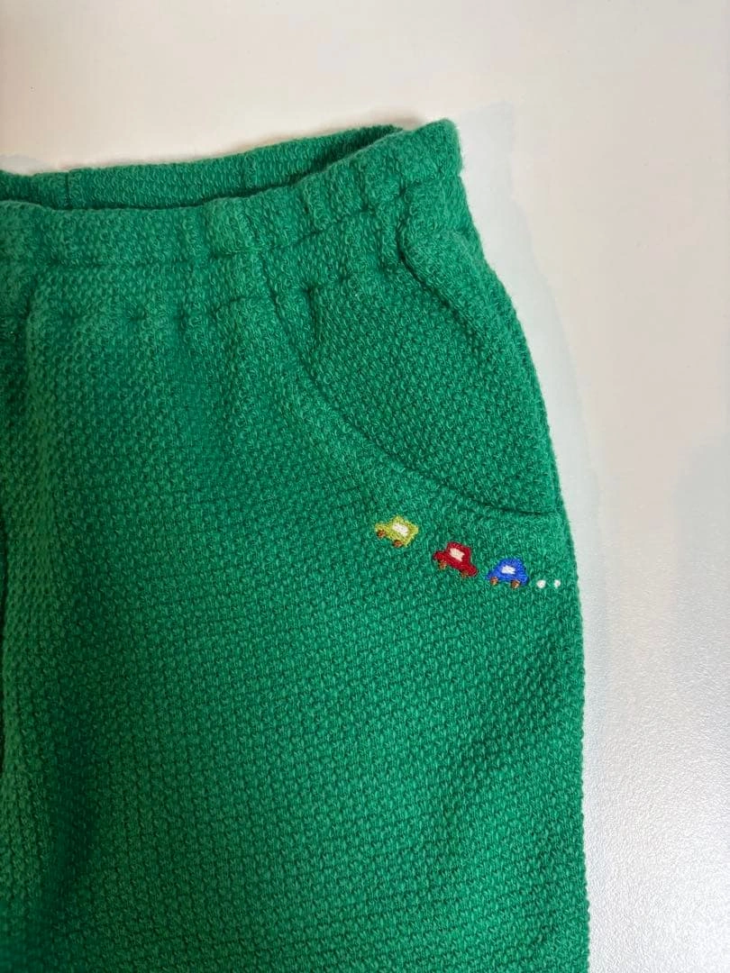 【familiar】ハーフパンツ グリーンの写真2枚目
