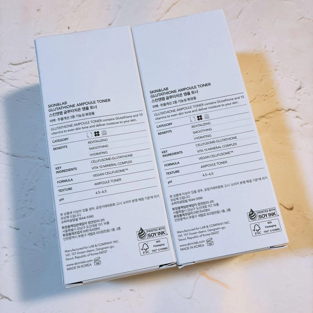 SKIN &LAB スキンアンドラブ グルタチオントナー 200ml 2本の写真2枚目