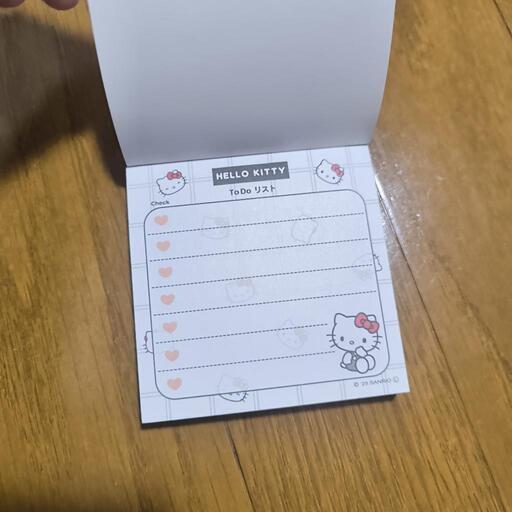 「30日削除」百均 ToDoリスト ハローキティ 未使用の写真2枚目