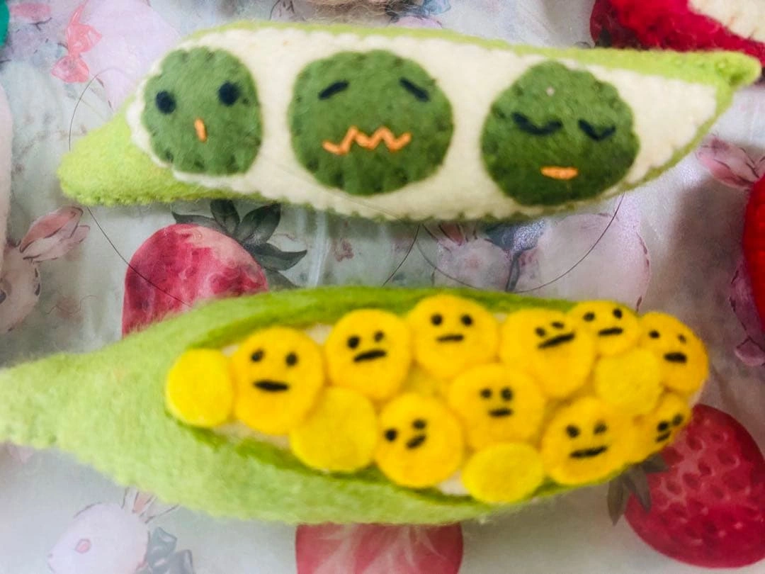 未使用*ハンドメイド フェルト カラフル おままごと 野菜・果物 21種 セットの写真8枚目