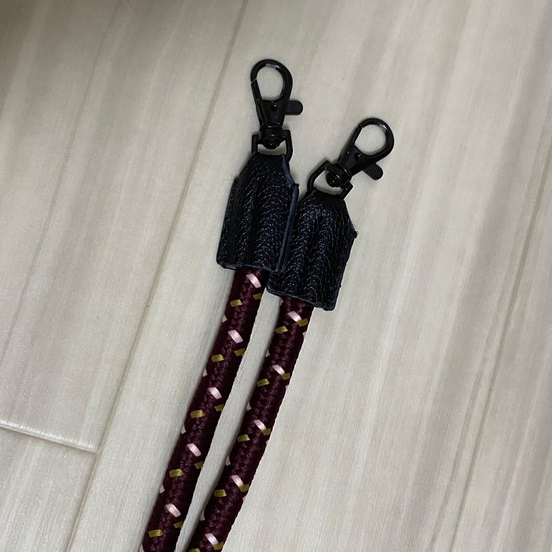 【美品】SOBIA アニマル刺繍コードショルダーバッグ トイプードルの写真4枚目