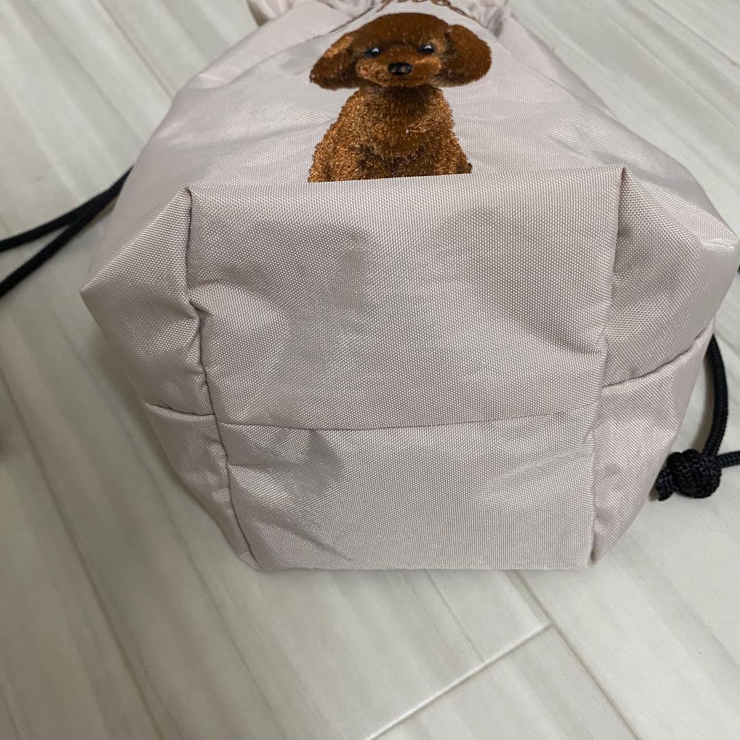 【美品】SOBIA アニマル刺繍コードショルダーバッグ トイプードルの写真6枚目