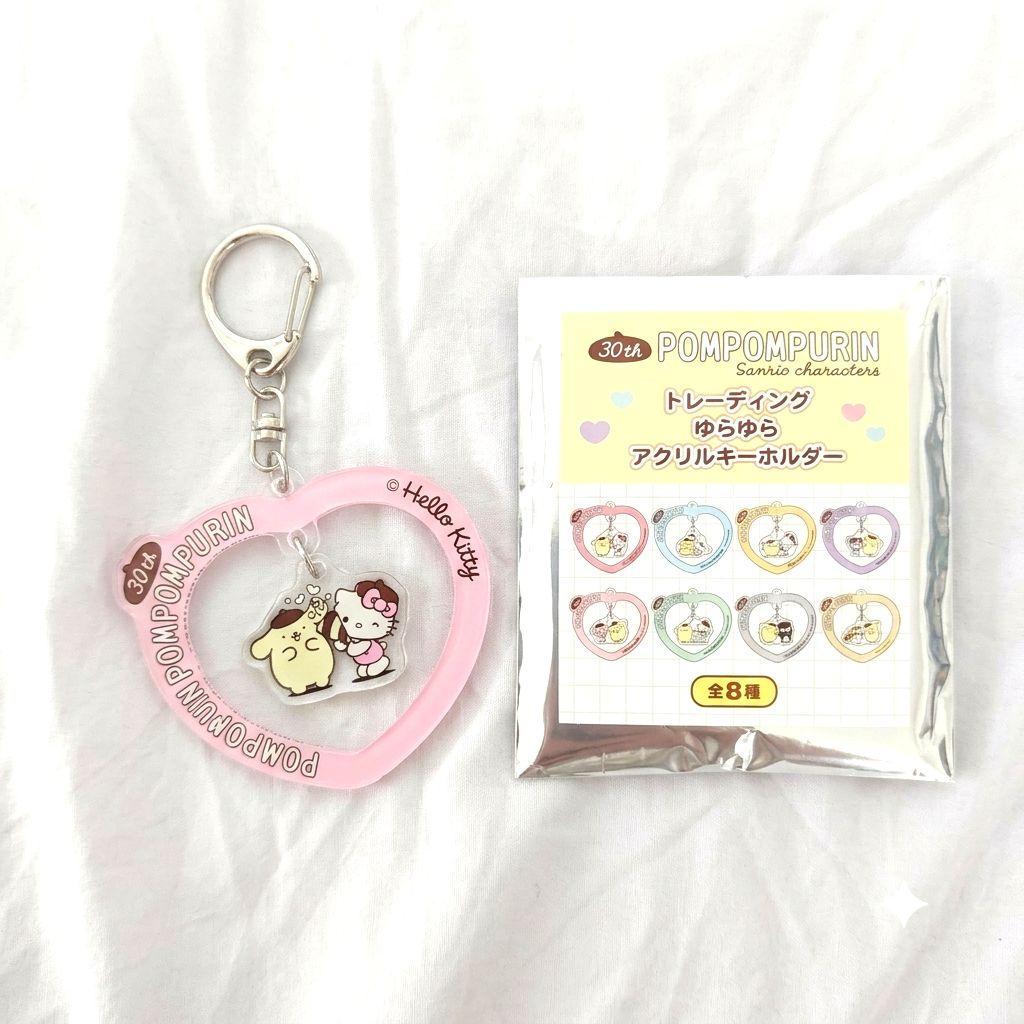 30th　ポムポムプリン　 ゆらゆらアクリルキーホルダー　キティー