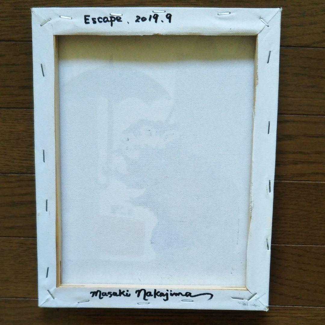 バンクシーのネズミ　『Escape』3号キャンバスの写真3枚目