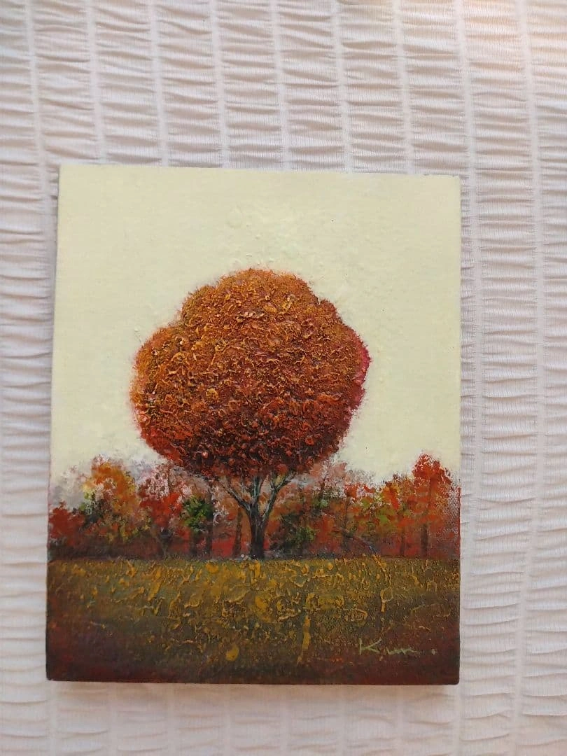 秋の「tree133」やまざきくにか 作品