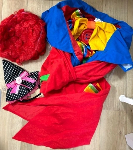 ピエロ コスプレ ハロウィン 仮装 衣装 カチューシャ 子供用