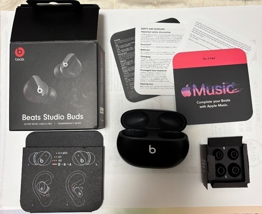 値下げ 正規品【ケースのみ】箱 説明書 など有り Apple Beats Studio Buds A2514 BK1