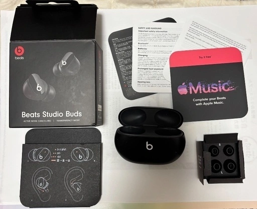 値下げ 正規品【ケースのみ】箱 説明書 など有り Apple Beats Studio Buds A2514 BK1