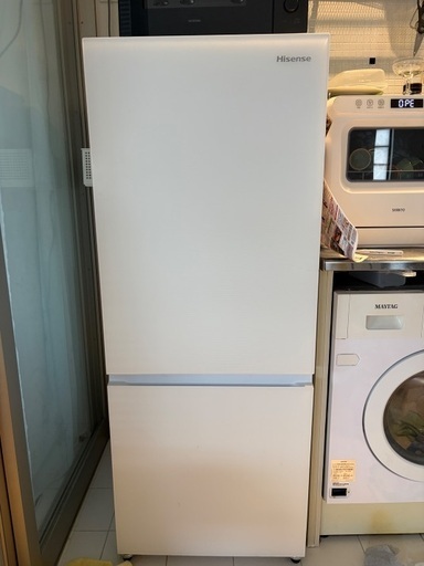 HISENSE 冷蔵庫 除菌クリーニング済み 使用期間2年 新品同様