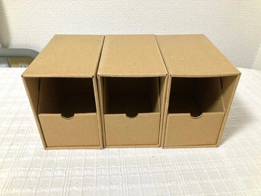 クラフト CD BOX 小物入れ 3個の写真4枚目