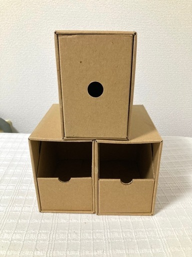 クラフト CD BOX 小物入れ ３個の写真5枚目