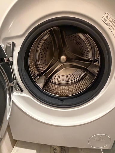 【4年保証付き】2025年購入 AQUA ドラム式洗濯乾燥機 10kg ヒートポンプ乾燥 AQW-DM10Rの写真3枚目