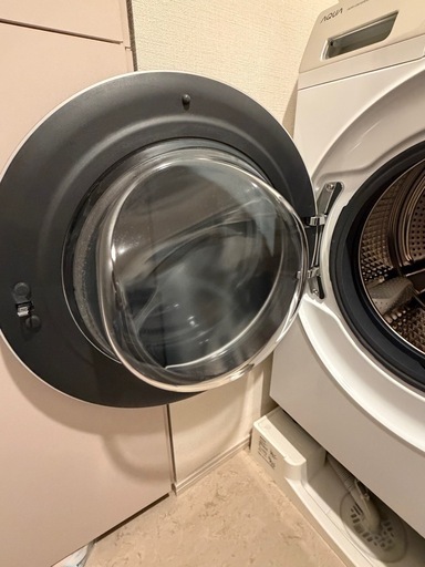 【4年保証付き】2025年購入 AQUA ドラム式洗濯乾燥機 10kg ヒートポンプ乾燥 AQW-DM10Rの写真4枚目