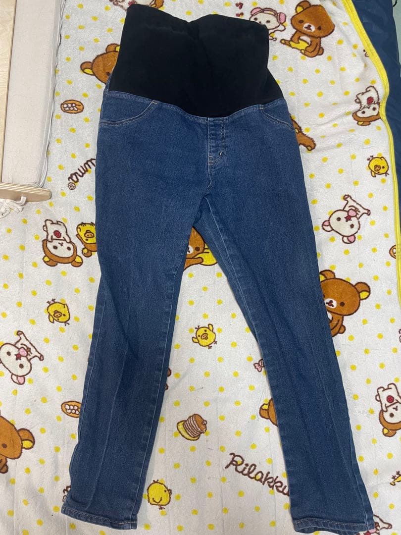エルフィンドール　マタニティ デニムパンツ LL