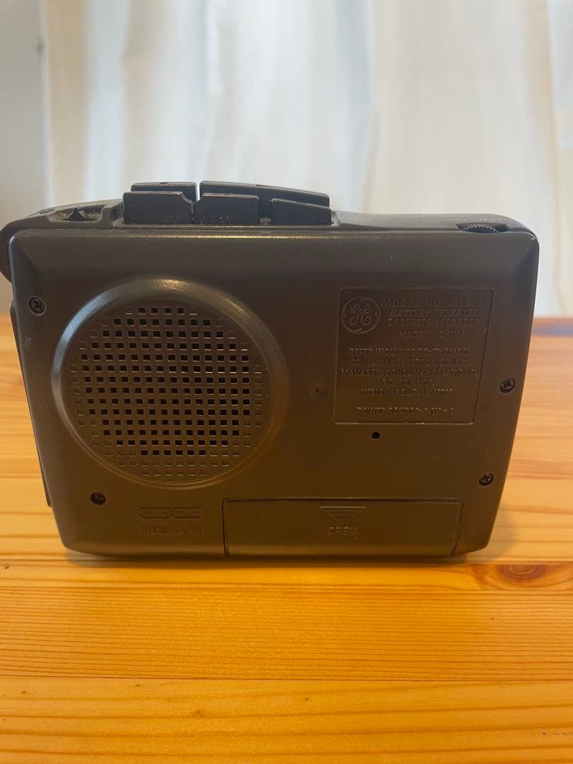 GE カセットレコーダー 3-5367 本体の写真2枚目