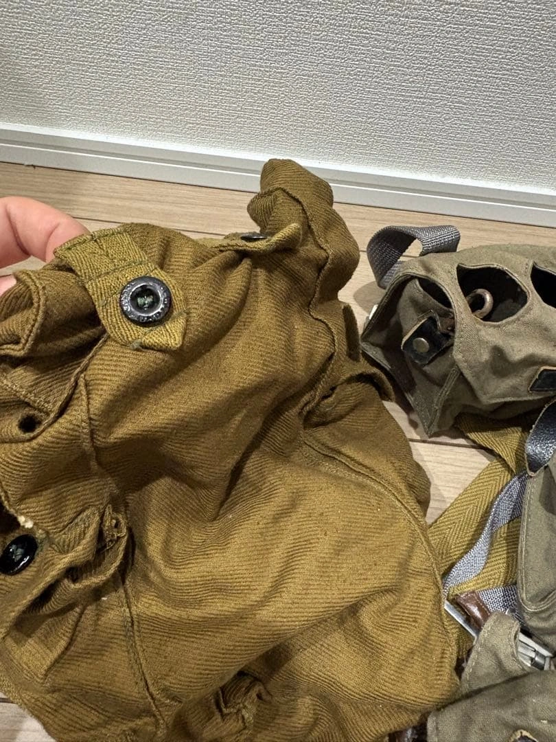 【実物・当時物】旧ソ連軍/東欧軍 キャンバス装備 4点セット 手榴弾ポーチ 冷戦の写真2枚目