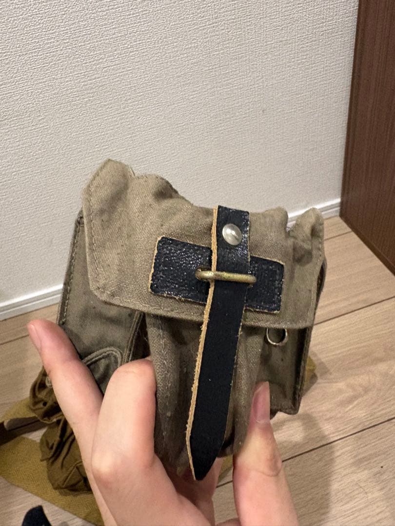 【実物・当時物】旧ソ連軍/東欧軍 キャンバス装備 4点セット 手榴弾ポーチ 冷戦の写真6枚目