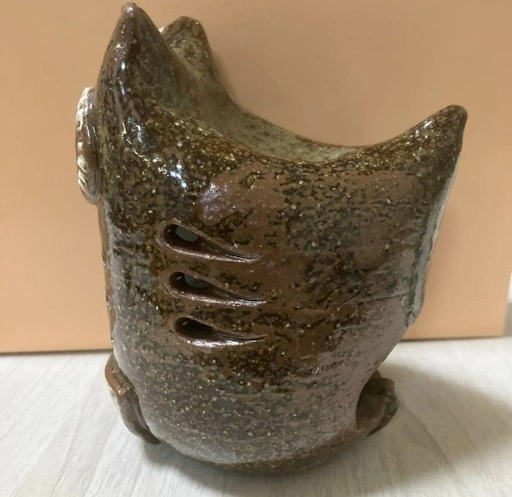 陶芸 フクロウ 灯篭?の写真4枚目