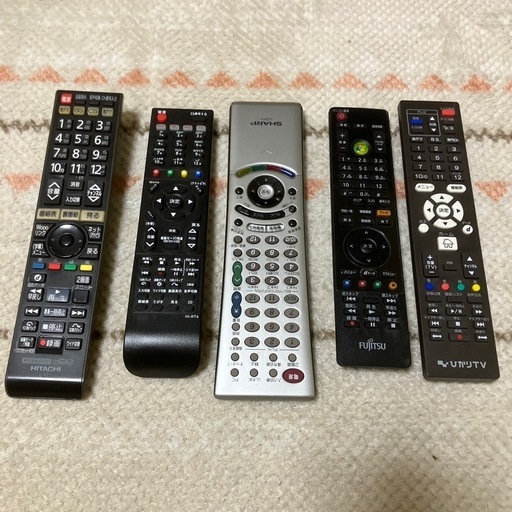 リモコンまとめて ジャンク扱い