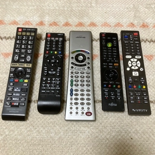 リモコンまとめて ジャンク扱い
