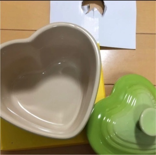 新品未使用 ル・クルーゼ グリーンハートの写真3枚目