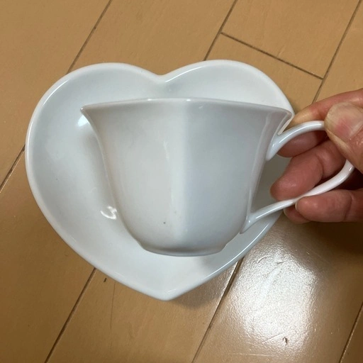 ハートのコーヒーカップの写真4枚目