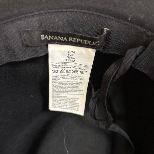 バナナファブリックの秋冬帽子の写真4枚目